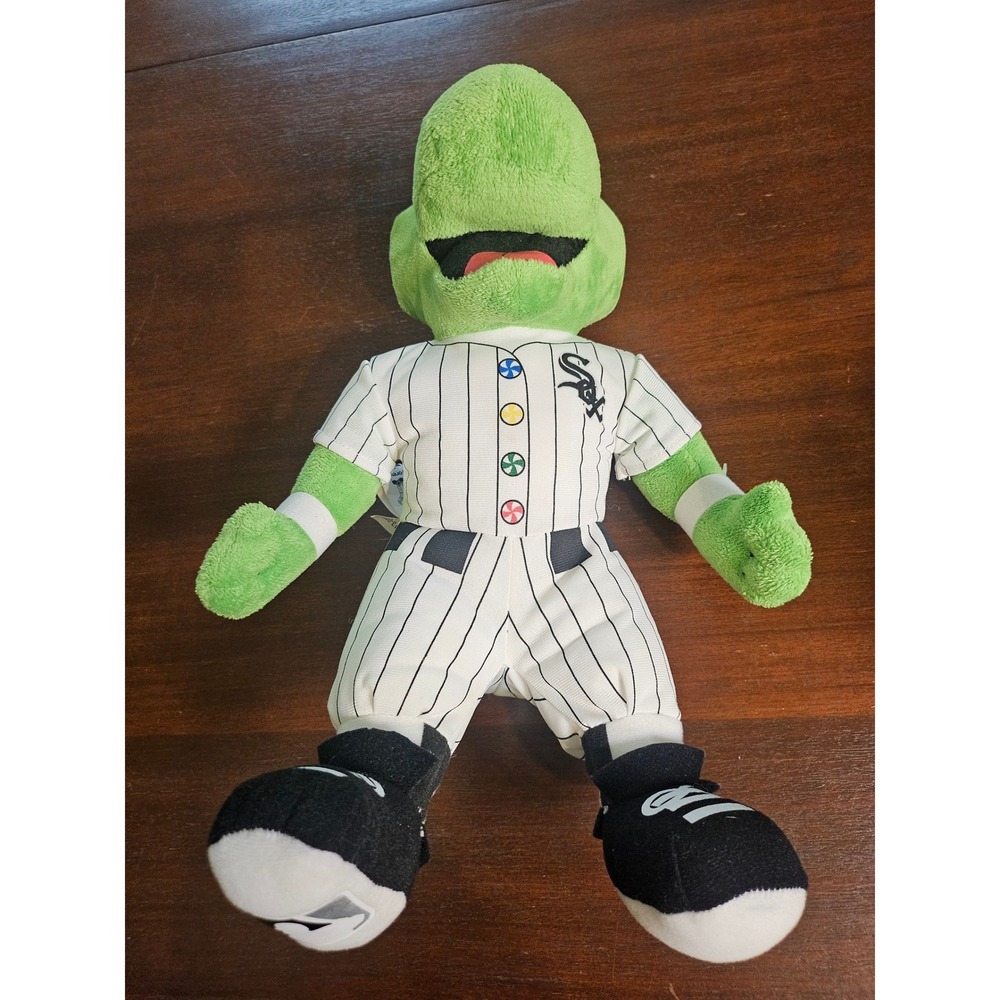 MLB Southpaw Mascot Plush Toy Unisex Green Chicago White Sox Pinstripe Uniform